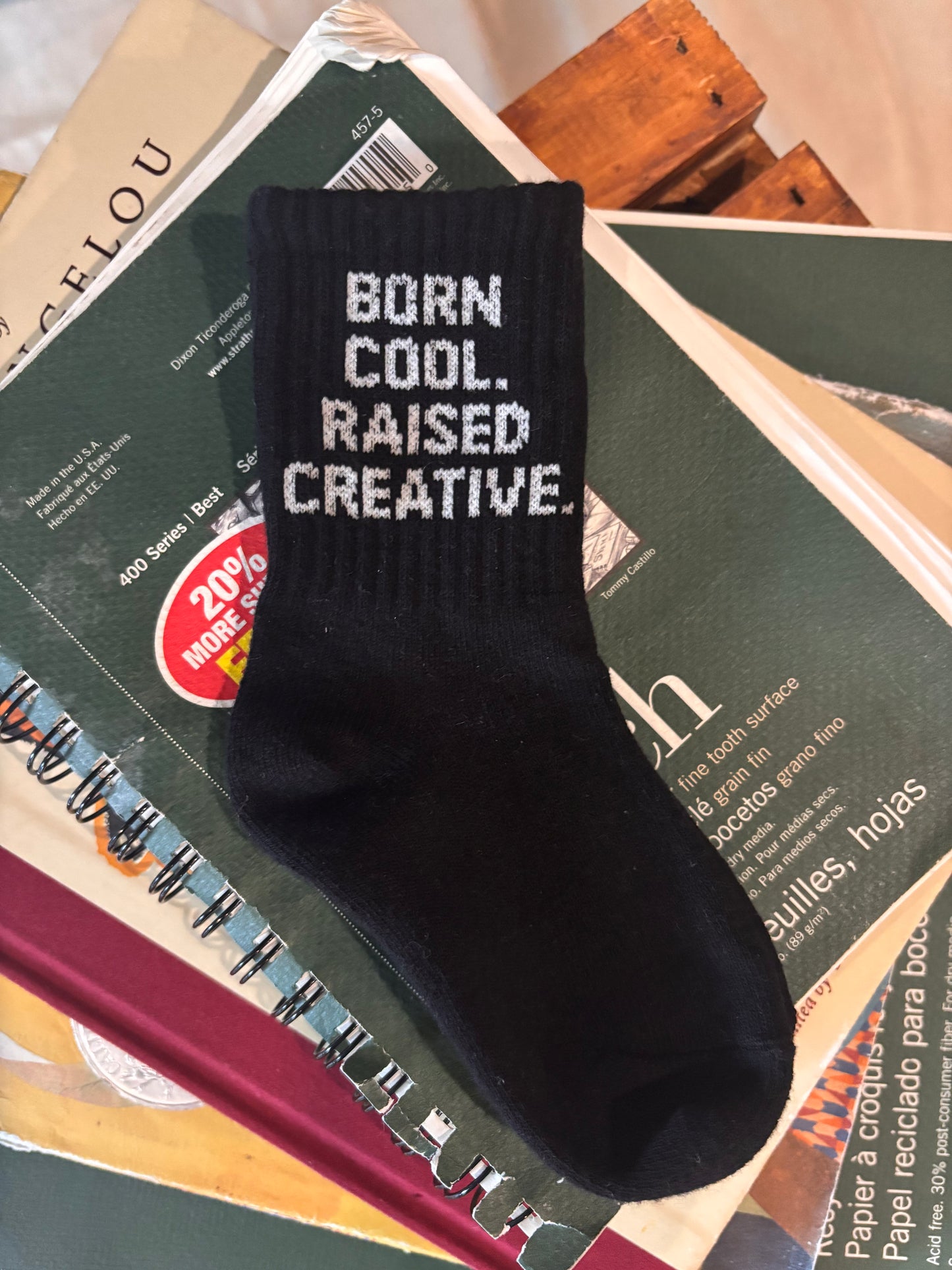 BORN COOL. RAISED CREATIVE. Socks