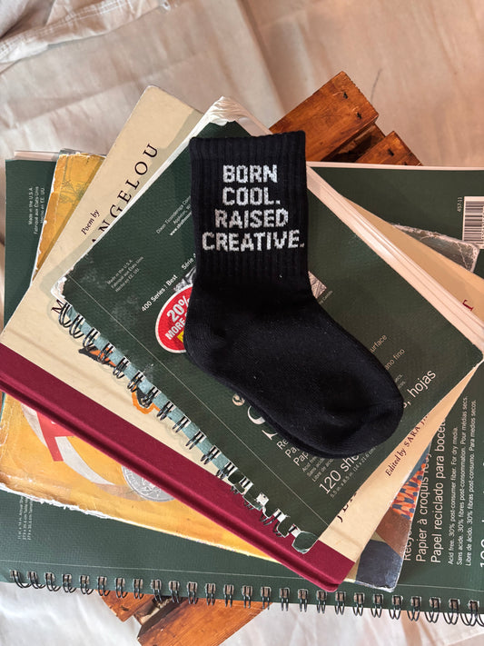 BORN COOL. RAISED CREATIVE. Socks