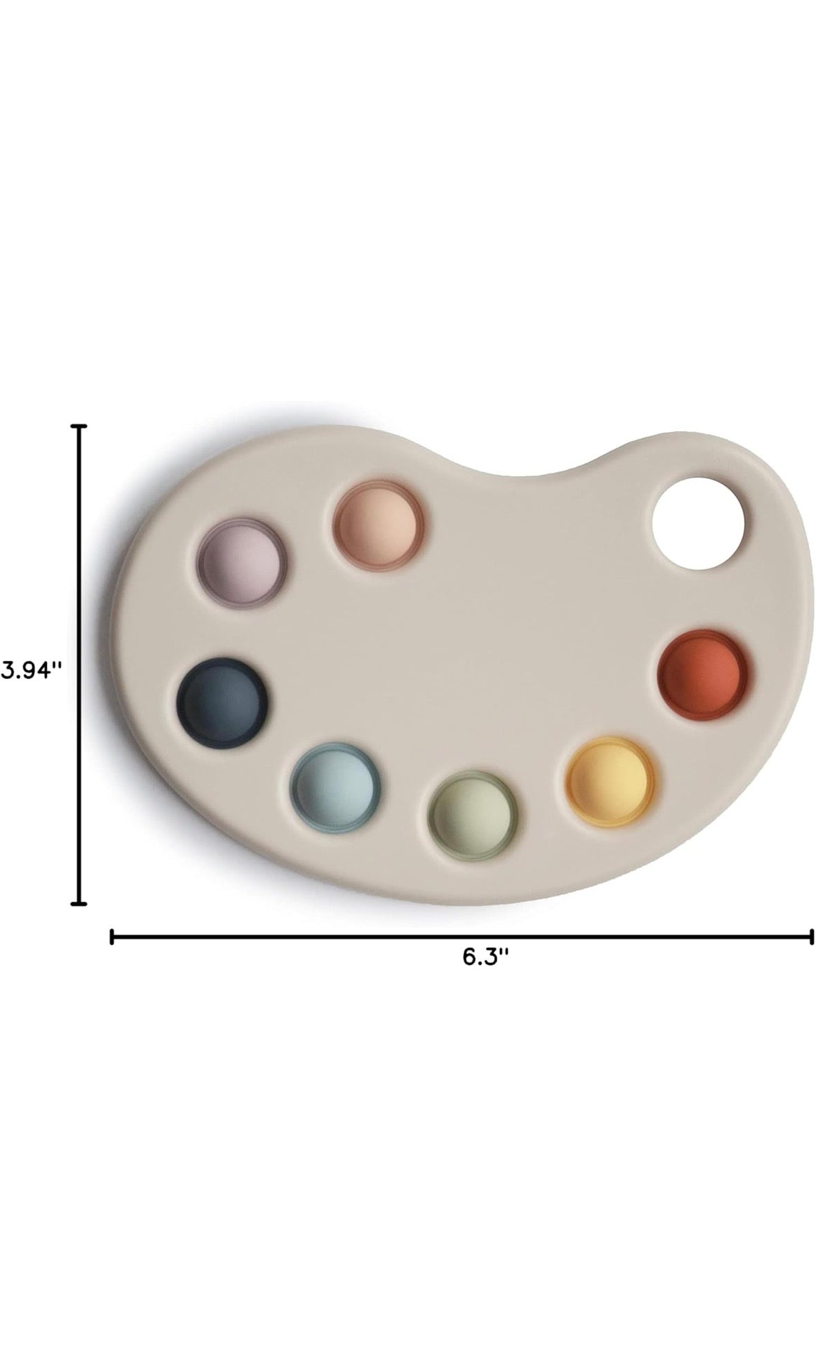 Mushie Paint Pallete Press Toy